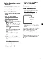 Preview for 11 page of Sony XR-C6120 Operating Instructions Manual