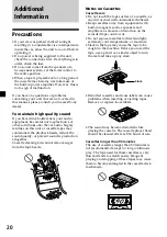 Предварительный просмотр 20 страницы Sony XR-C6200 Operating Instructions Manual