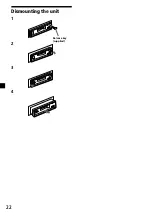 Предварительный просмотр 22 страницы Sony XR-C6200 Operating Instructions Manual