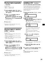 Preview for 19 page of Sony XR-C6220R Operating Instructions Manual