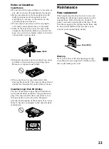 Preview for 23 page of Sony XR-C6220R Operating Instructions Manual