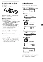 Предварительный просмотр 5 страницы Sony XR-C7200 - Fm/am Cassette Car Stereo Operating Instructions Manual