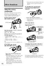 Предварительный просмотр 10 страницы Sony XR-C7200 - Fm/am Cassette Car Stereo Operating Instructions Manual