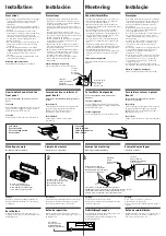 Sony XR-C7200R Installation Manual предпросмотр