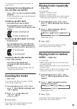 Предварительный просмотр 15 страницы Sony XR-C7200R Operating Instructions Manual