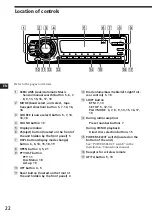 Предварительный просмотр 22 страницы Sony XR-C7200R Operating Instructions Manual