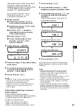 Предварительный просмотр 43 страницы Sony XR-C7200R Operating Instructions Manual