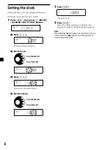 Предварительный просмотр 6 страницы Sony XR-C7300 Operating Instructions Manual