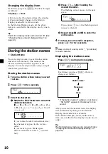 Предварительный просмотр 10 страницы Sony XR-C7300 Operating Instructions Manual