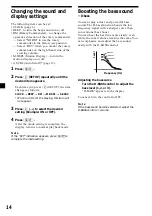 Предварительный просмотр 14 страницы Sony XR-C7300 Operating Instructions Manual