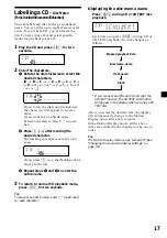 Предварительный просмотр 17 страницы Sony XR-C7300 Operating Instructions Manual