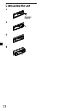 Предварительный просмотр 22 страницы Sony XR-C7300 Operating Instructions Manual