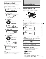 Preview for 5 page of Sony XR-C750 Operating Instructions Manual