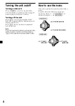 Предварительный просмотр 8 страницы Sony XR-C7500R Operating Instructions Manual