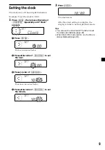 Предварительный просмотр 9 страницы Sony XR-C7500R Operating Instructions Manual