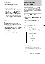 Предварительный просмотр 31 страницы Sony XR-C7500R Operating Instructions Manual