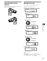 Предварительный просмотр 5 страницы Sony XR-C750RDS Operating Instructions Manual