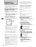 Предварительный просмотр 16 страницы Sony XR-C750RDS Operating Instructions Manual