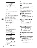 Предварительный просмотр 18 страницы Sony XR-C750RDS Operating Instructions Manual