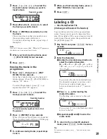 Предварительный просмотр 19 страницы Sony XR-C750RDS Operating Instructions Manual