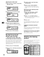 Предварительный просмотр 22 страницы Sony XR-C750RDS Operating Instructions Manual