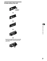 Предварительный просмотр 27 страницы Sony XR-C750RDS Operating Instructions Manual