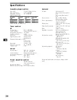 Предварительный просмотр 30 страницы Sony XR-C750RDS Operating Instructions Manual