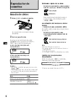 Предварительный просмотр 38 страницы Sony XR-C750RDS Operating Instructions Manual