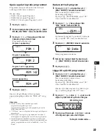 Предварительный просмотр 87 страницы Sony XR-C750RDS Operating Instructions Manual