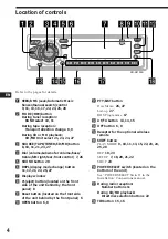 Preview for 4 page of Sony XR-C8100R Operating Instructions Manual