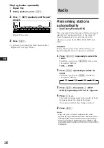 Preview for 10 page of Sony XR-C8100R Operating Instructions Manual