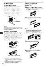 Preview for 126 page of Sony XR-C8100R Operating Instructions Manual