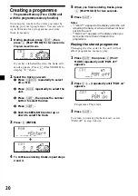 Предварительный просмотр 20 страницы Sony XR-C8220 Operating Instructions Manual