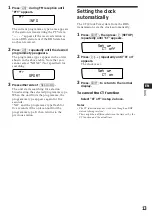 Предварительный просмотр 13 страницы Sony XR-C900RDS Operating Instructions Manual