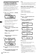 Предварительный просмотр 18 страницы Sony XR-C900RDS Operating Instructions Manual