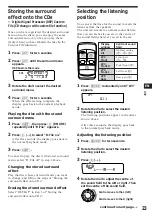 Предварительный просмотр 23 страницы Sony XR-C900RDS Operating Instructions Manual