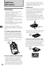 Предварительный просмотр 26 страницы Sony XR-C900RDS Operating Instructions Manual