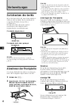 Предварительный просмотр 72 страницы Sony XR-C900RDS Operating Instructions Manual