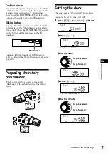 Preview for 7 page of Sony XR-C9100R Operating Instructions Manual