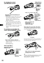 Preview for 22 page of Sony XR-C9100R Operating Instructions Manual