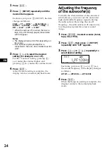 Preview for 24 page of Sony XR-C9100R Operating Instructions Manual