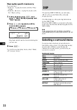 Preview for 32 page of Sony XR-C9100R Operating Instructions Manual