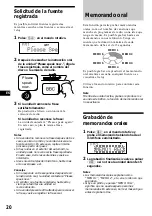 Preview for 62 page of Sony XR-C9100R Operating Instructions Manual