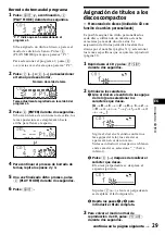 Preview for 71 page of Sony XR-C9100R Operating Instructions Manual