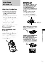 Предварительный просмотр 121 страницы Sony XR-C9100R Operating Instructions Manual