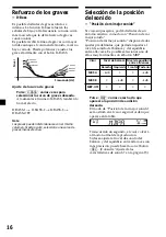 Preview for 38 page of Sony XR-CA300 - Fm-am Cassette Car Stereo Operating Instructions Manual