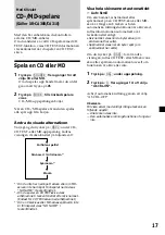 Preview for 61 page of Sony XR-CA300 - Fm-am Cassette Car Stereo Operating Instructions Manual