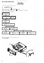 Предварительный просмотр 8 страницы Sony XR-CA320 Service Manual