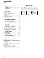 Preview for 2 page of Sony XR-CA330 Installation/Connection Service Manual