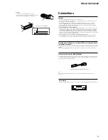 Предварительный просмотр 5 страницы Sony XR-CA330 Installation/Connection Service Manual